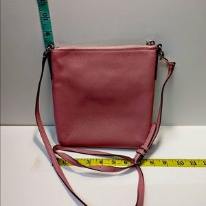 Coach pink cross body bag